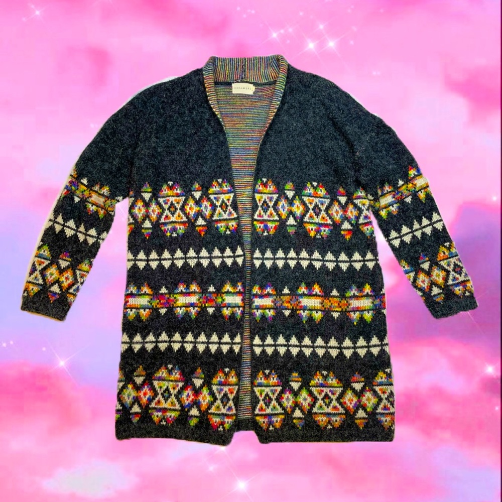 Rainbow Knit Cardigan